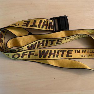 Off-White OW Yellow Industrial Belt